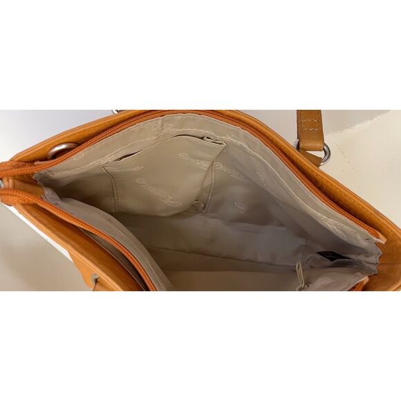 Fossil top handle/shoulder pebbled leather bag - Picture 5 of 9